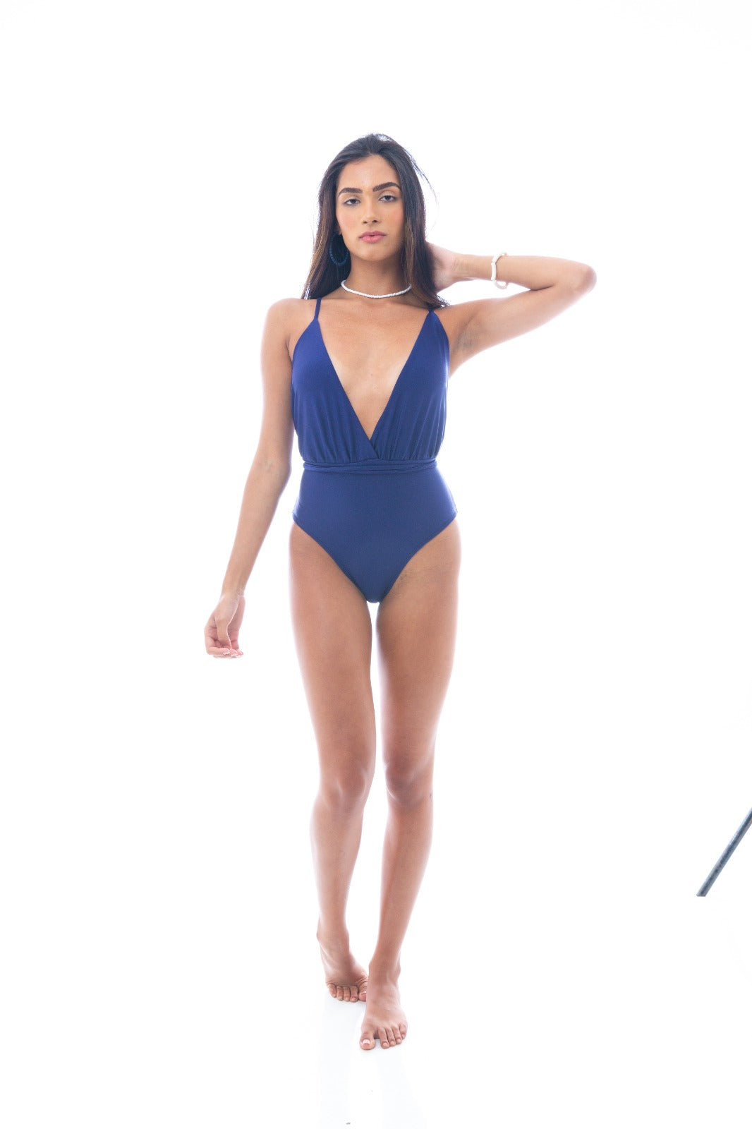 Deep V-Neck One Piece