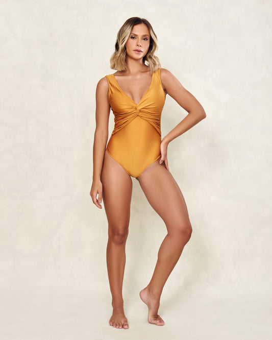 Twisted Gold One Piece